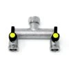 Garden Tap Manifold 2 Way -Irrigation Tool Store brass hose fittings garden tap manifold 2 way 17591385424038