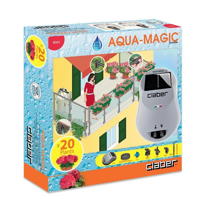 Claber Aqua-Magic Solar-Powered Drip Irrigation Kit - 8063 5 Claber Aqua-Magic Solar-Powered Drip Irrigation Kit - 8063 - Image 3