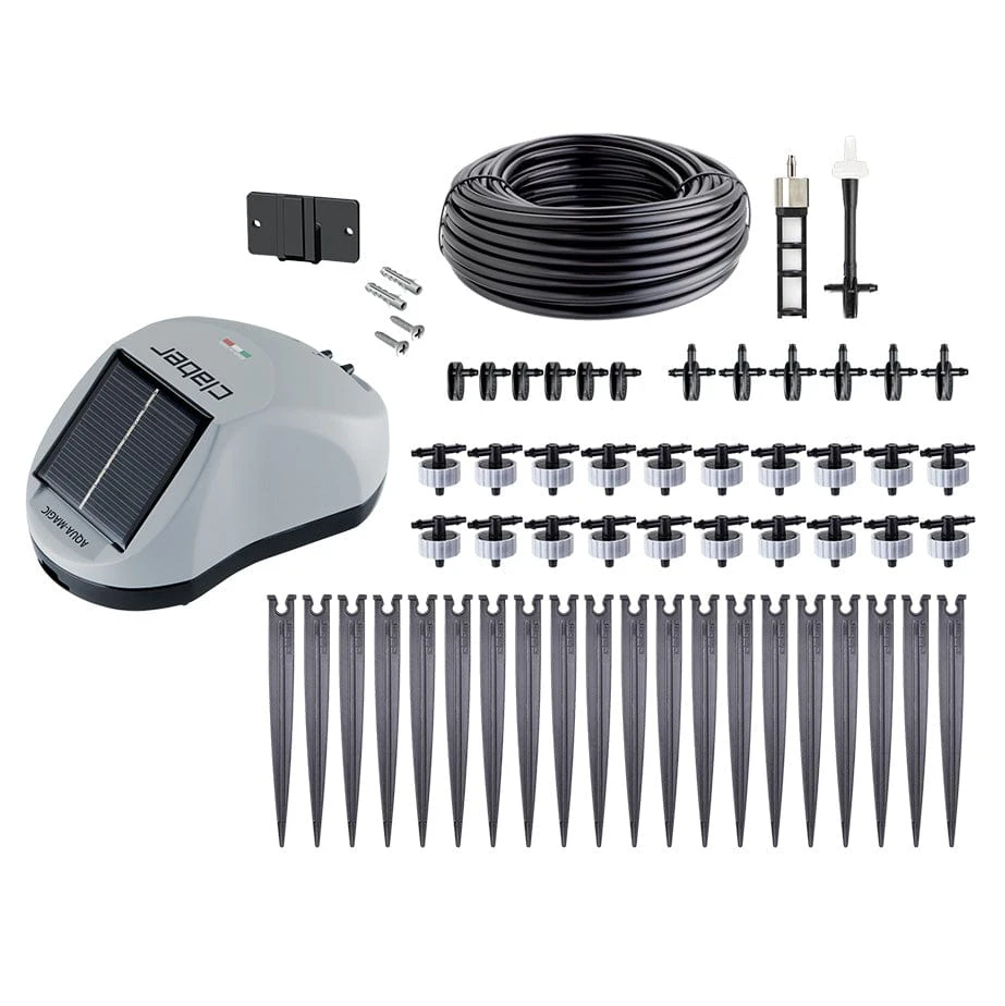 Claber Aqua-Magic Solar-Powered Drip Irrigation Kit - 8063 3 Claber Aqua-Magic Solar-Powered Drip Irrigation Kit - 8063