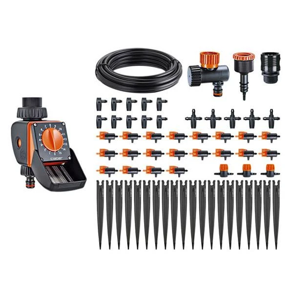 Claber Drip Irrigation Kit With Logica Timer - 90766 3 Claber Drip Irrigation Kit With Logica Timer - 90766