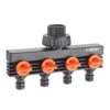 Claber 4 Way Tap Adaptor - 8580 1 Claber 4 Way Tap Adaptor - 8580 -Irrigation Tool Store claber hose fittings claber 4 way tap adaptor 8580 32623641690278