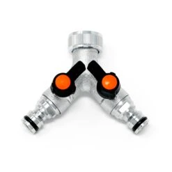 Claber Dual Metal Tap Connector - 9602