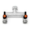 Claber Two-Way Metal Tap Adaptor - 9601 -Irrigation Tool Store claber hose fittings claber two way metal tap adaptor 9601 17569282752678
