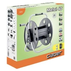 Claber Metal 40 Hose Reel - 8890 -Irrigation Tool Store claber hose reels claber metal 40 hose reel 8890 32624617455782