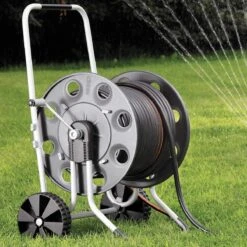 Claber Metal Gemini Hose Reel - 8894 -Irrigation Tool Store claber hose reels claber metal gemini hose reel 8894 32624798564518