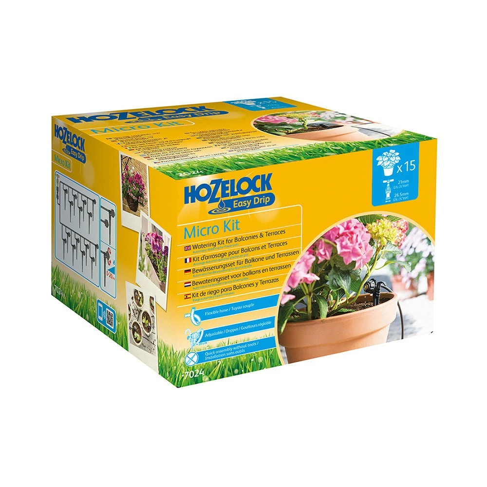 Hozelock Easy Drip Micro Dripper Kit - 7024 3 Hozelock Easy Drip Micro Dripper Kit - 7024