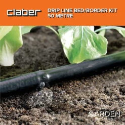 Claber Drip Line Bed/Border Irrigation Kit - 50 Metre