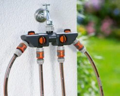 Gardena Four Channel Tap Connector - 8194 -Irrigation Tool Store garden hose fittings gardena four channel tap connector 8194 35441440981158