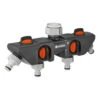 Gardena Four Channel Tap Connector - 8194 -Irrigation Tool Store garden hose fittings gardena four channel tap connector 8194 35441441079462