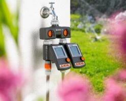 Gardena Twin Channel Tap Connector - 8193 -Irrigation Tool Store garden hose fittings gardena twin channel tap connector 8193 35441422008486