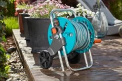 Gardena CleverRoll S Hose Reel - 18500 -Irrigation Tool Store garden hose reels gardena cleverroll s hose reel 18500 35440789880998