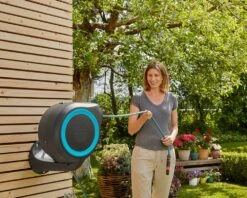 Gardena Wall-Mounted 15m Hose Reel RollUp S - 18600 -Irrigation Tool Store garden hose reels gardena wall mounted 15m hose reel rollup s 18600 35441147248806