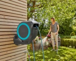 Gardena Wall-Mounted 15m Hose Reel RollUp S - 18600 -Irrigation Tool Store garden hose reels gardena wall mounted 15m hose reel rollup s 18600 35441147281574