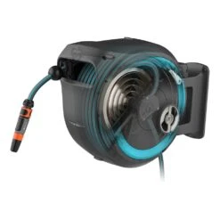 Gardena Wall-Mounted 25m Hose Reel RollUp M/L - 18620 -Irrigation Tool Store garden hose reels gardena wall mounted 25m hose reel rollup m l 18620 35441063461030