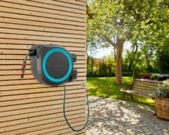 Gardena Wall-Mounted 35m Hose Reel RollUp XL - 18630 -Irrigation Tool Store garden hose reels gardena wall mounted 35m hose reel rollup xl 18630 35441159471270